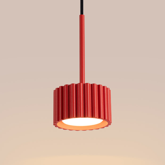 SOLLUX SL.2689 Lámpara colgante AURA 1 rojo Gx53