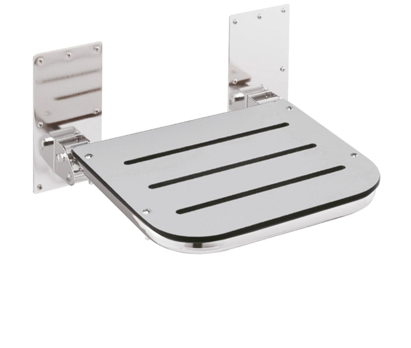 BELTRAN 2610 HANDLES Foldable Shower Seat Stainless Steel and Other Services White