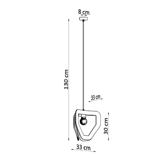 SOLLUX SL.0930 Pendant Lamp TRES Black