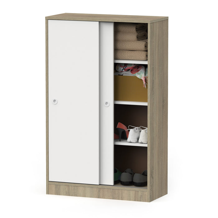 MUEBLES PITARCH Multipurpose Low Sliding Oak Cambrian/White