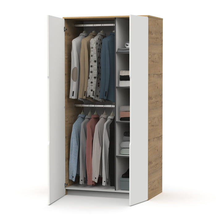 MUEBLES PITARCH Armario Noa Roble gold/Blanco