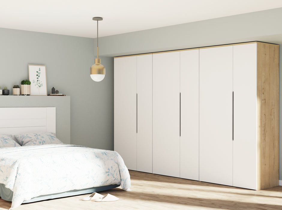 MUEBLES PITARCH Armario Noa Roble gold/Blanco