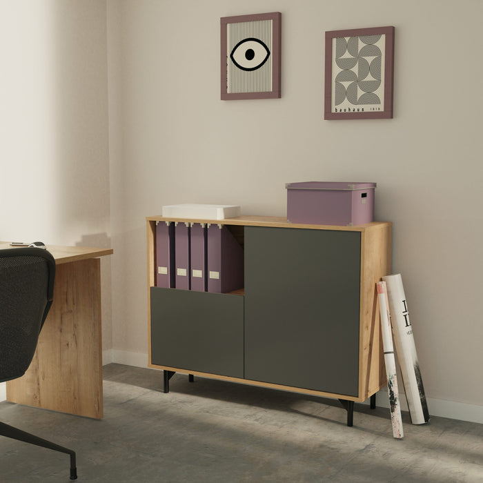 MUEBLES PITARCH Aparador Anori Roble gold/Gris