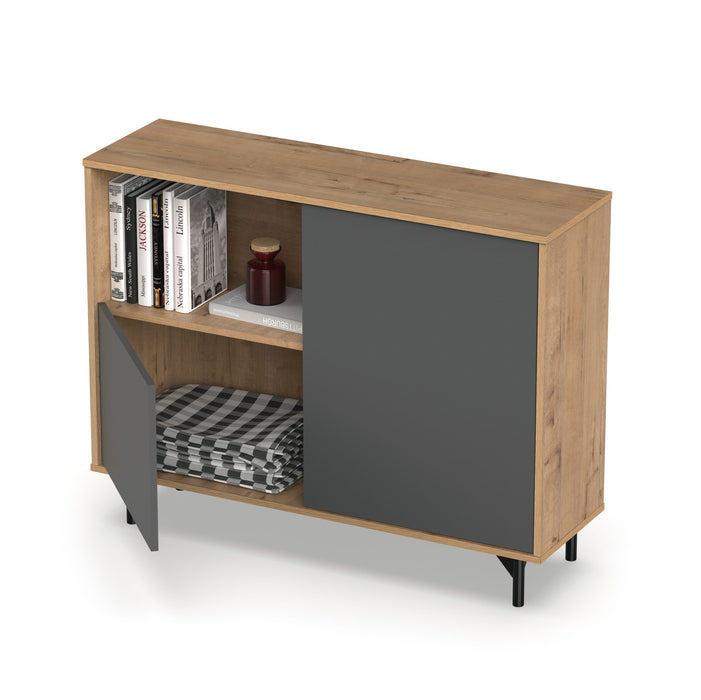 MUEBLES PITARCH Aparador Anori Roble gold/Gris