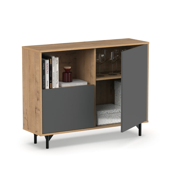 MUEBLES PITARCH Aparador Anori Roble gold/Gris