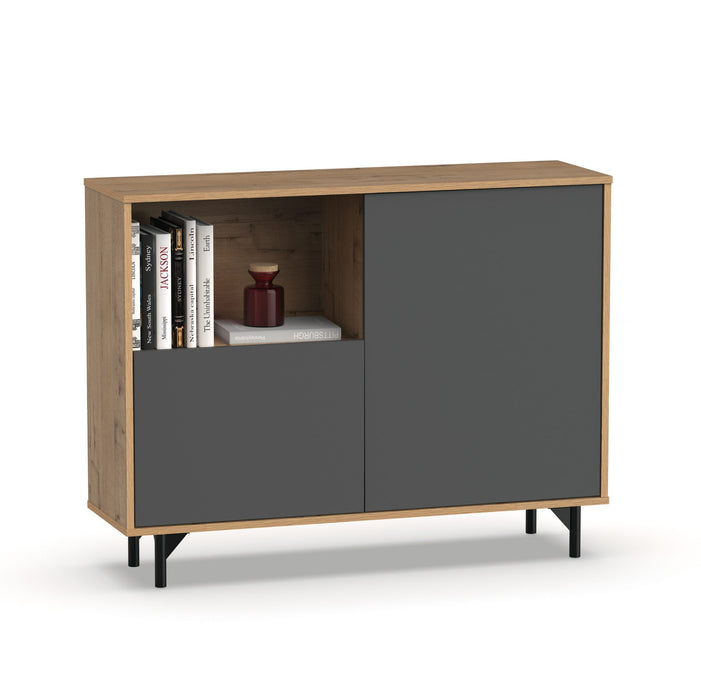 MUEBLES PITARCH Aparador Anori Roble gold/Gris