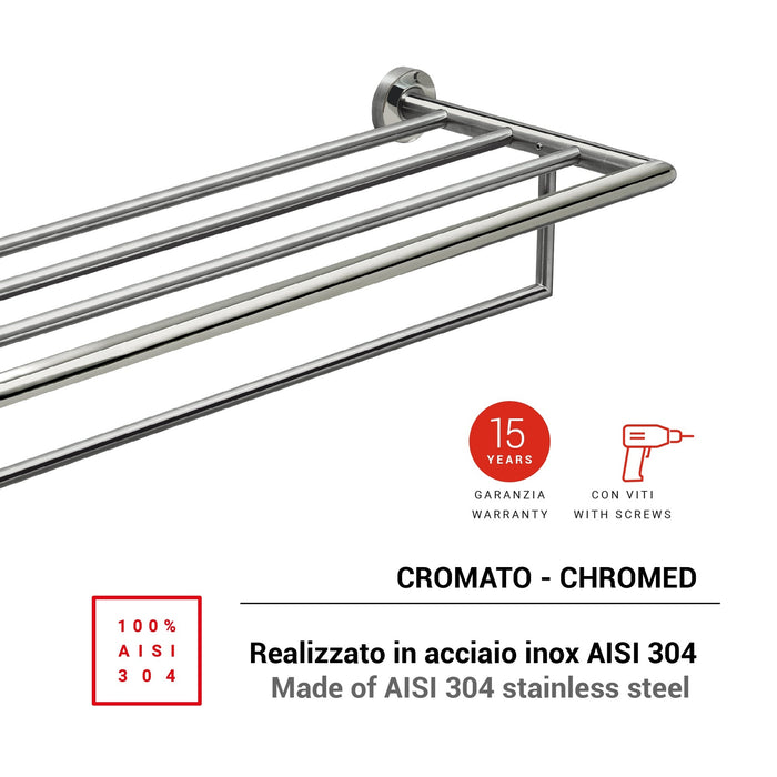 GEDY 50441300000 PROJECT Estante Para Toallas Cromo