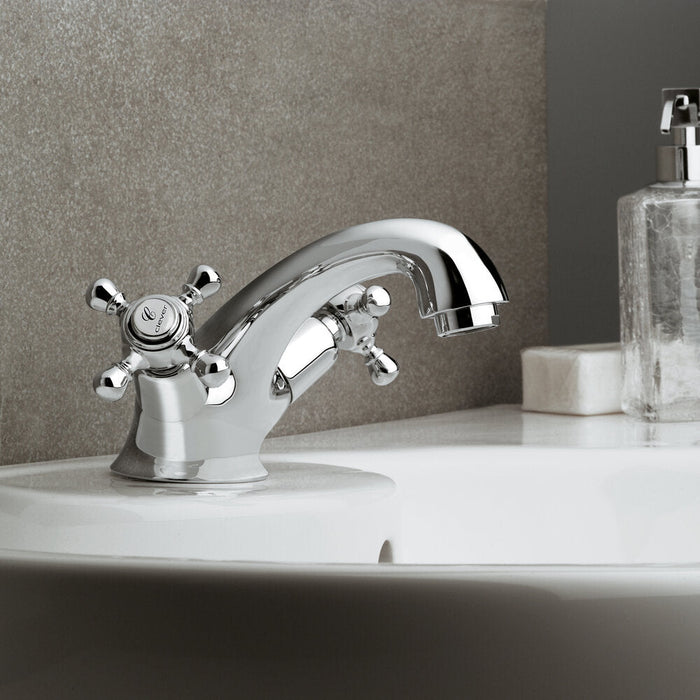 CLEVER 94474 WITH2 ANTIGONA Grifo Bimando Lavabo 65mm Cromo
