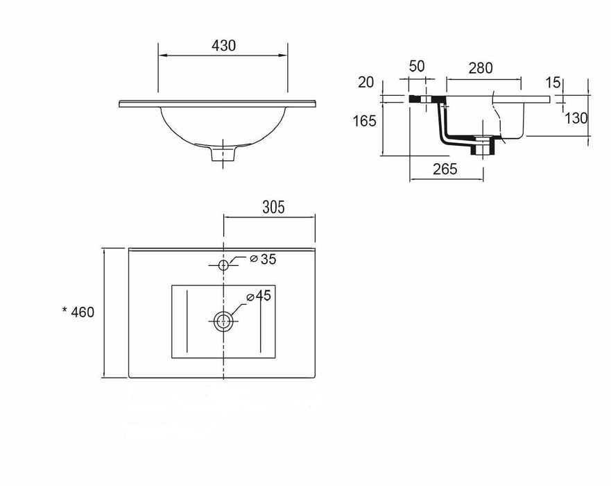 SALGAR ATTILA Conjunto Mueble de Baño Completo Roble África