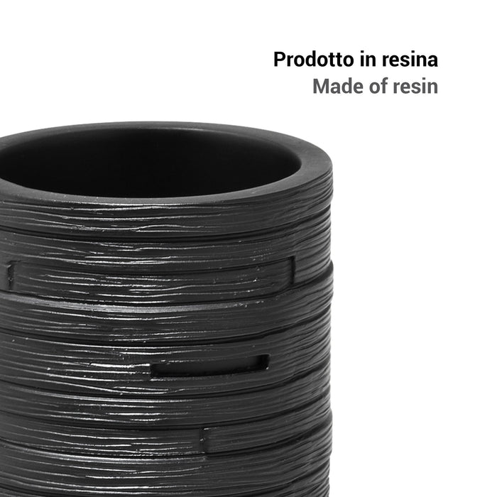 GEDY HE981400000 HELEN Black Toothbrush Holder