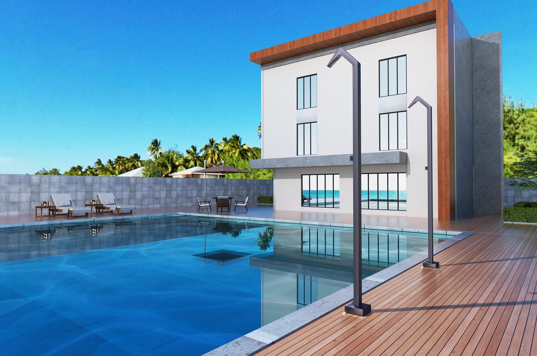 POOLIMEX GPN013/AGCB NIÁGARA Grifería De Piscina Acero S.316 Gris Cobalto