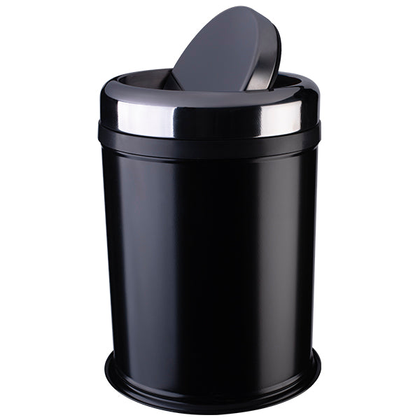 ARCOBAÑ 28PAB8N  Papelera Batiente Negra 8l