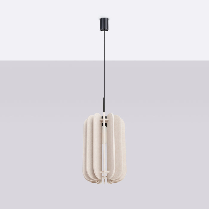 SOLLUX SL.1857 Lámpara colgante MULA 27 beige beige/negro