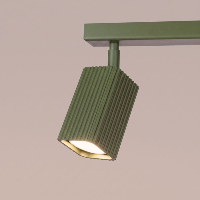 SOLLUX SL.3178 Lámpara De Techo Rayo 2 Verde Oliva