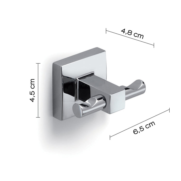 GEDY OI261300000 OLIMPO Percha Doble Cromo
