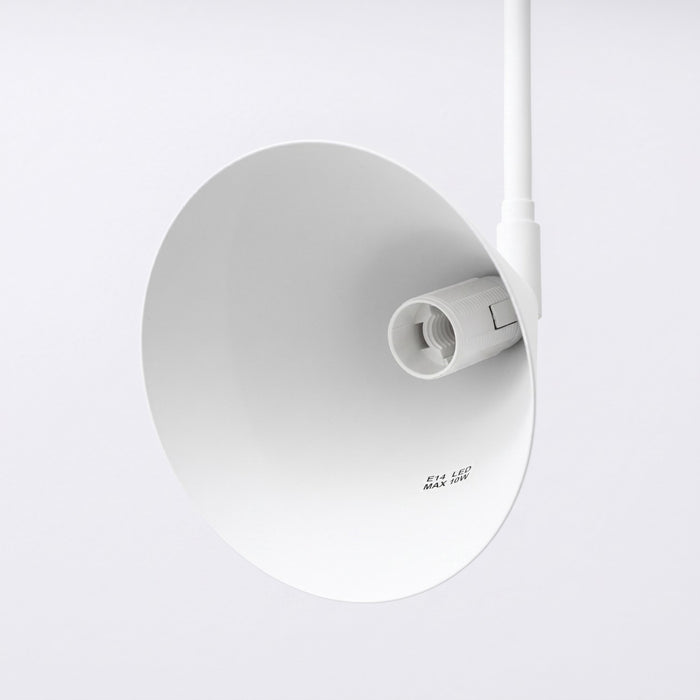 SOLLUX SL.2506 Aplique de pared NOX 2 blanco con interruptor