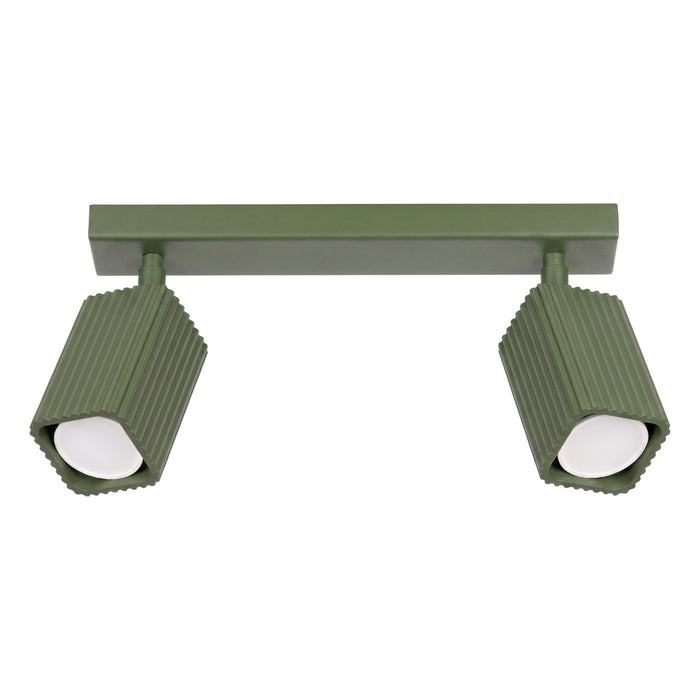 SOLLUX SL.3178 Lámpara De Techo Rayo 2 Verde Oliva