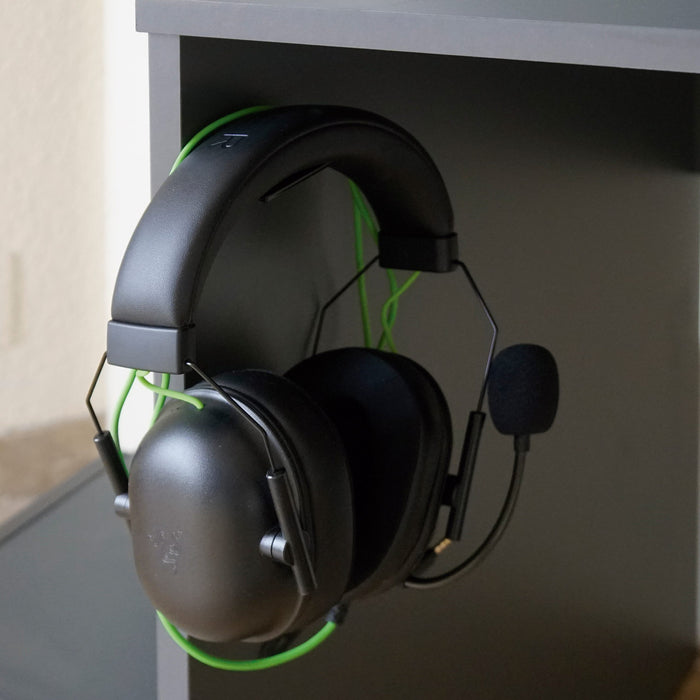 MUEBLES PITARCH Mesa Gamer Neru Gris/pata negra