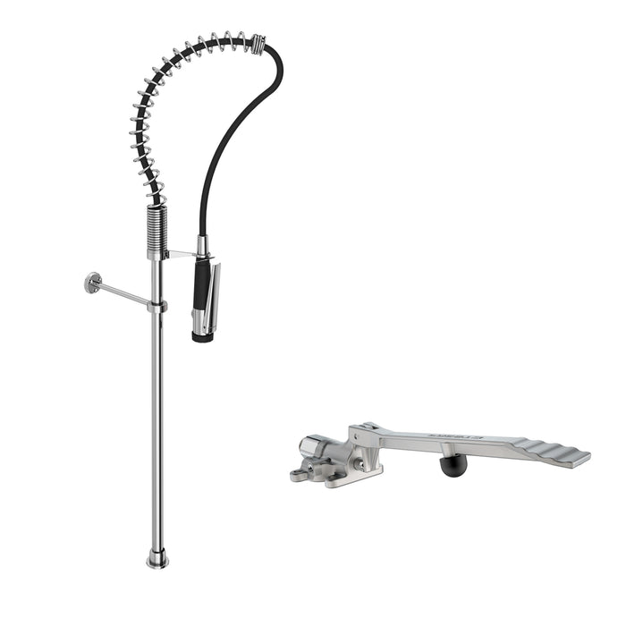 PRESTO 23971 Columna industrial básica con pedal presto 570 Cromo