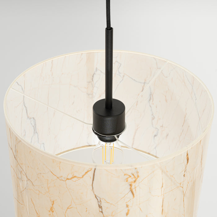 SOLLUX SL.1850 Lámpara colgante NEVIA mármol mármol beige/negro