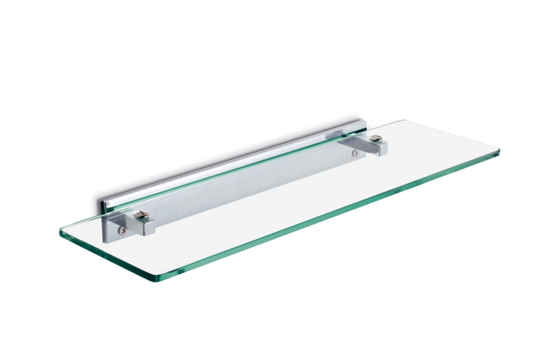 BELTRAN 451 TURIN Estantería 45X12 Adhesivo Cromo Cristal