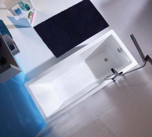 SANITANA CUBIC Bañera Acrílica Rectangular Blanco
