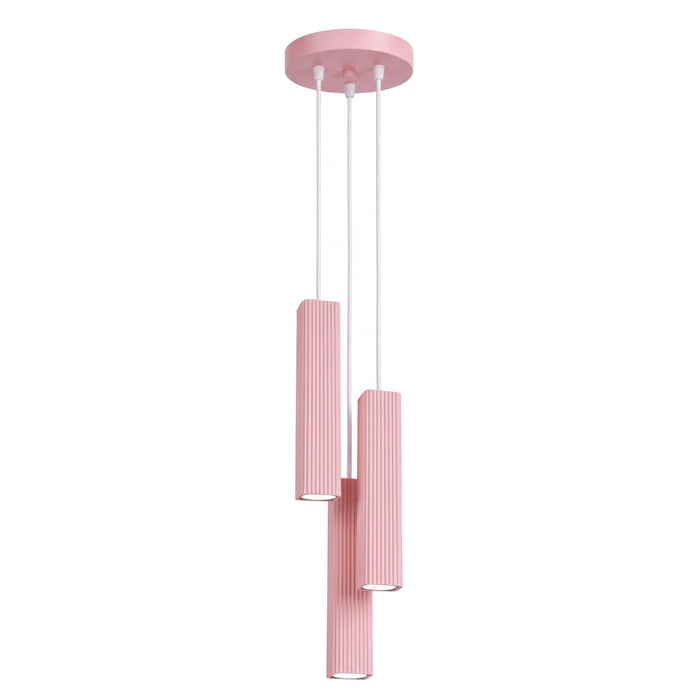SOLLUX SL.3283 Lámpara Colgante Rayo 3P Rosa