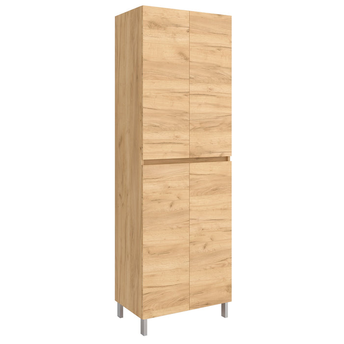 SALGAR 106310 INFINITY Armario Pie 4 Puertas Fondo 37 cm Roble África