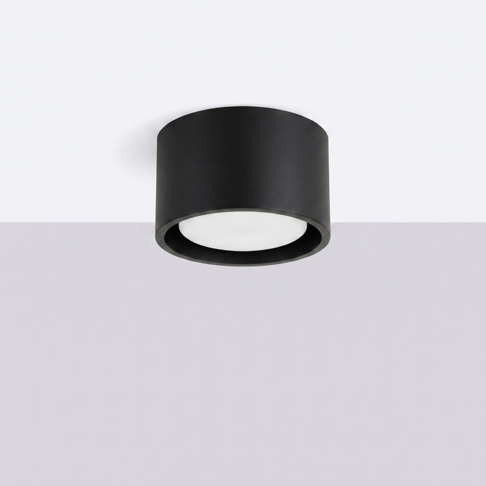 SOLLUX SL.2438 Plafón MODO 1 negro Gx53