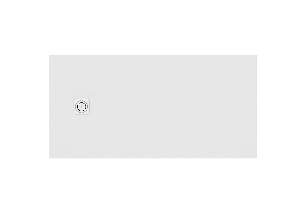 ROCA TERRAN Plato Ducha Stonex Blanco Mate con Rejilla