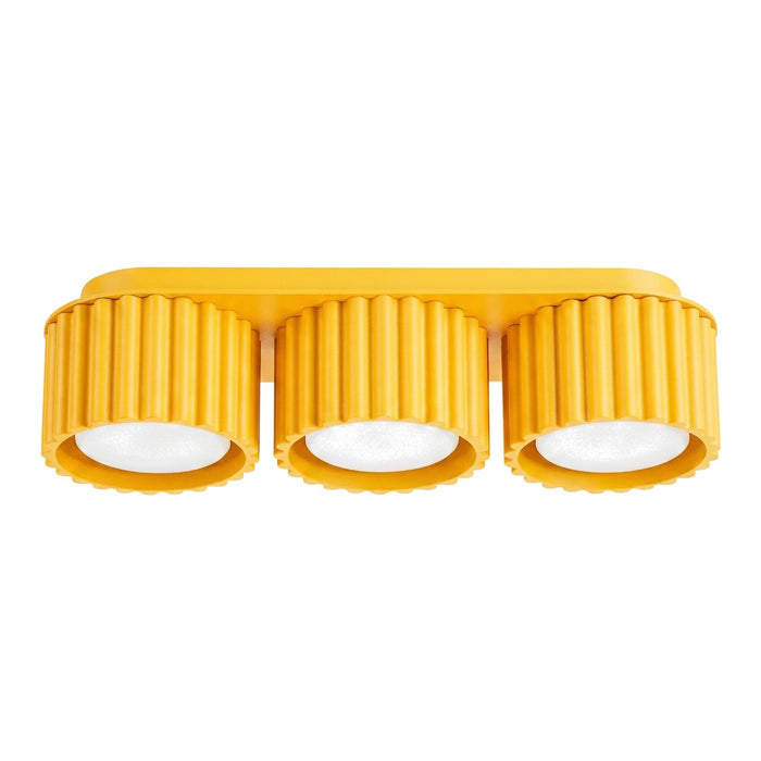 SOLLUX SL.2640 Plafón AURA 3 amarillo Gx53