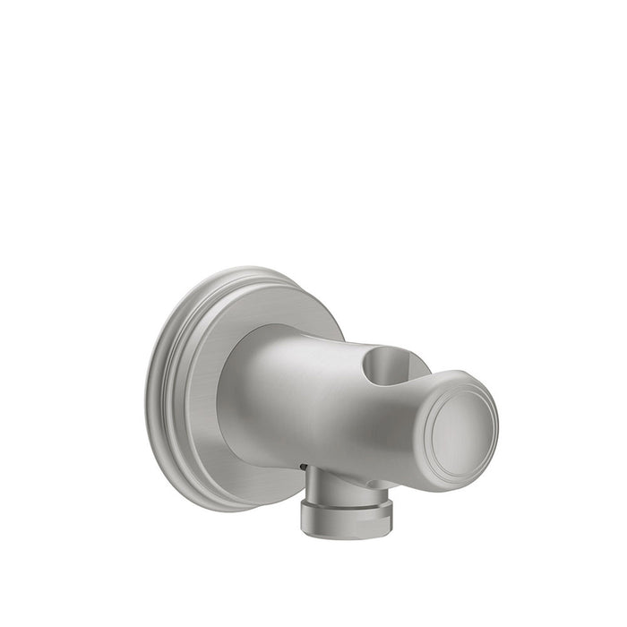 TRES 24218201AC TRES CLASSIC Fixed Support with Water Outlet for Hand Shower and Hose Steel Color