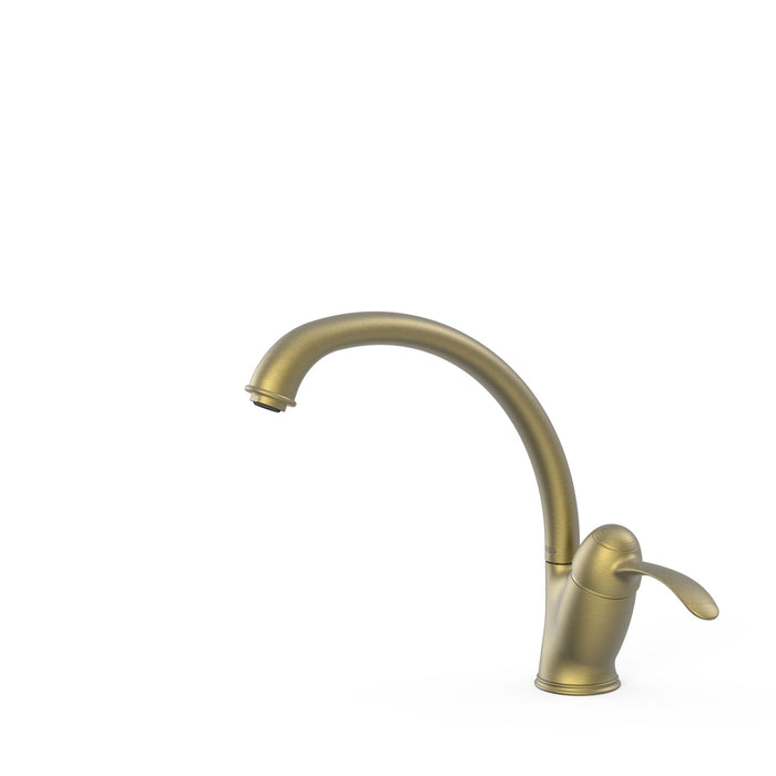 TRES 24244101LM KITCHEN Single-Handle Sink Faucet Matte Old Brass Color
