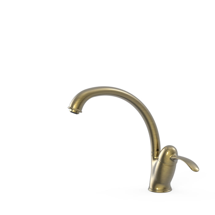 TRES 24244101LV KITCHEN Single Handle Sink Faucet Old Brass Color