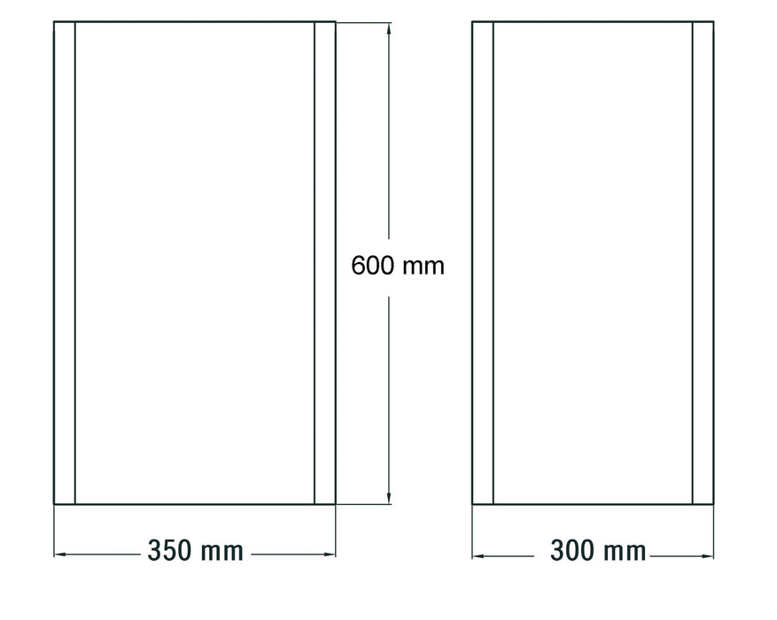 MEDICLINICS PP1065 Papelera abierta Blanco 5 a 7 Días Mediclinics 
