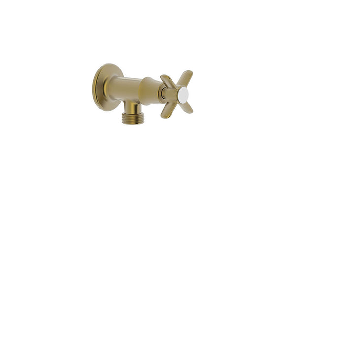 TRES 24250001LM TRES CLASSIC Built-in Single Water Faucet for Washing Machine Old Matte Brass Color