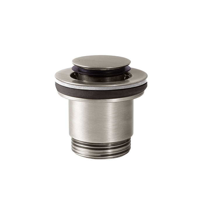 TRES 24284002AC FAUCET ACCESSORIES Click-Clack Simple-Rapid Drain Valve for Sink Steel Color