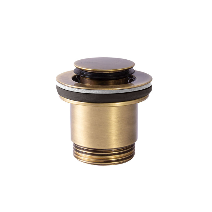 TRES 24284002LV COMPLEMENTOS DE GRIFERÍA Válvula De Desagüe Click-Clack Simple-Rapid para Lavabo Color Latón Viejo