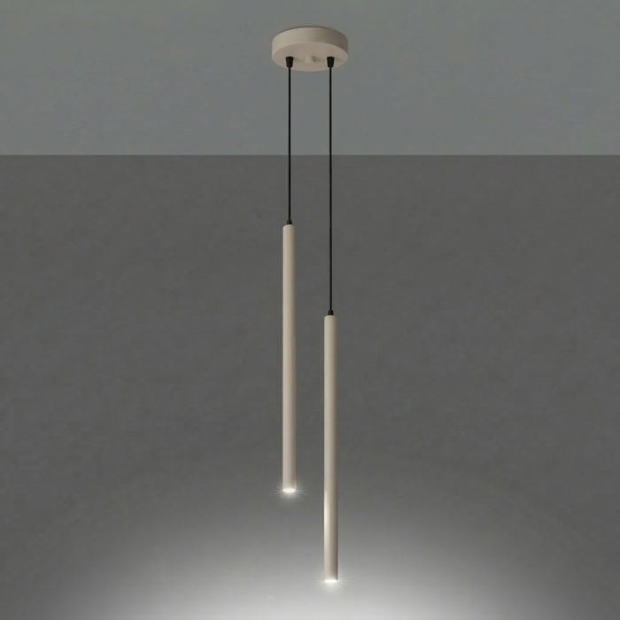 SOLLUX SL.2118 Lámpara colgante PASTELO 2 topo