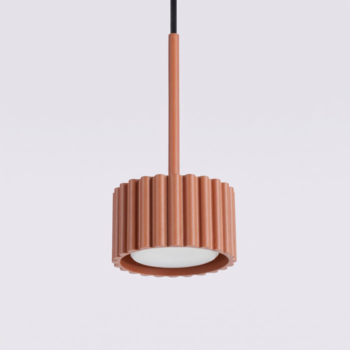 SOLLUX SL.2680 Lámpara colgante AURA 1 ocre rojo Gx53