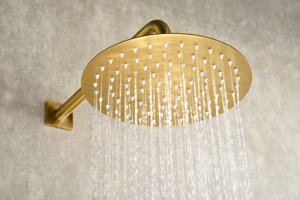 IMEX GTT054/OC TIBET Thermostatic Built-in Shower Set Brushed Gold
