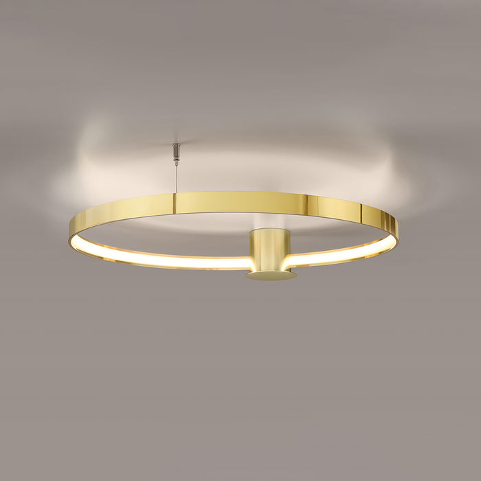SOLLUX TH.252 Ceiling Lamp RIO 78 Polished Gold LED 3000K