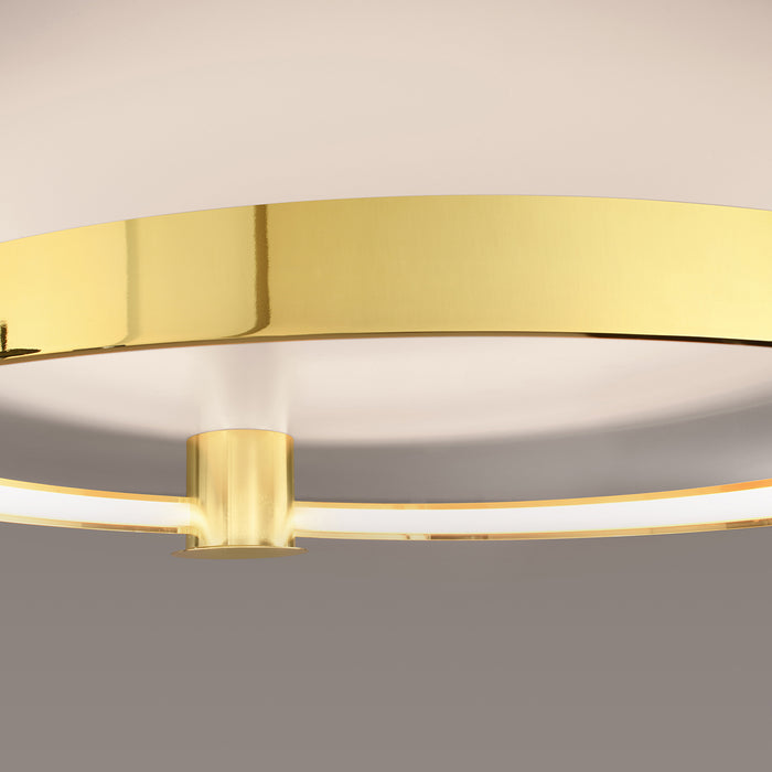 SOLLUX TH.252 Ceiling Lamp RIO 78 Polished Gold LED 3000K