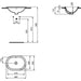 IDEAL STANDARD E504501 CONNECT Lavabo Encastre 48 Ovalado 24/48 Horas Ideal Standard 