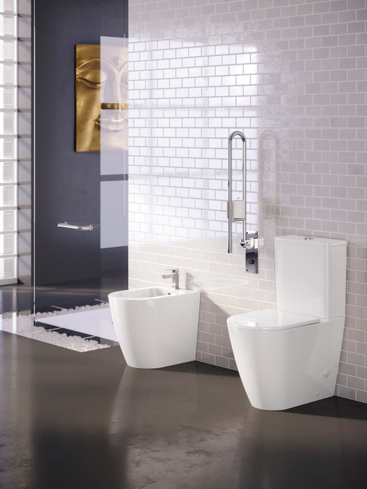 FOSSIL NATURA 00281 NÁPOLES Inodoro Completo Rimless Altura Confort Blanco Brillo