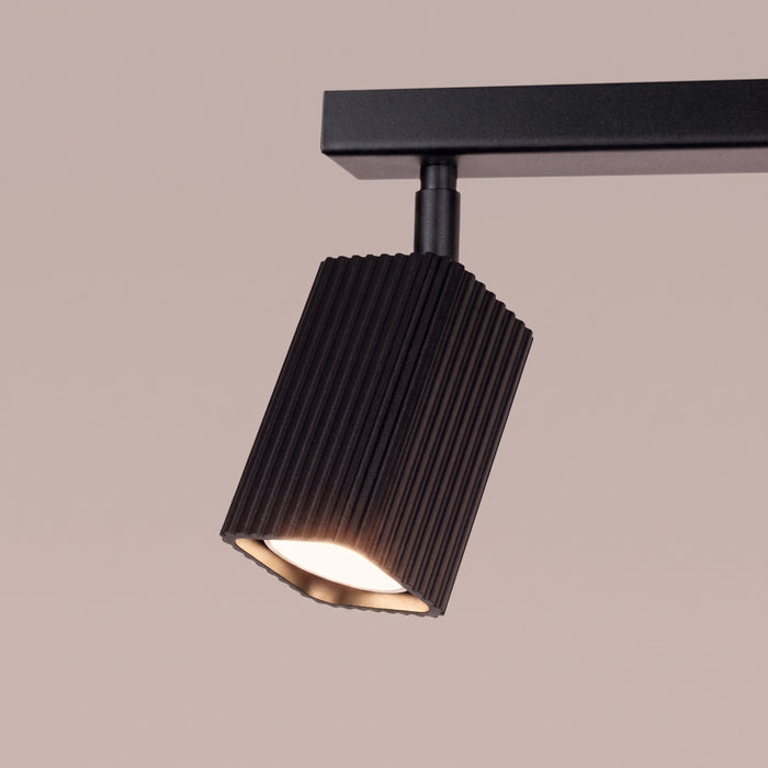 SOLLUX SL.3168 Lámpara De Techo Rayo 6L Negra