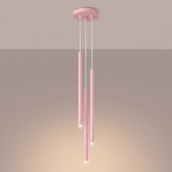 SOLLUX SL.2131 Lámpara colgante PASTELO 3P rosa