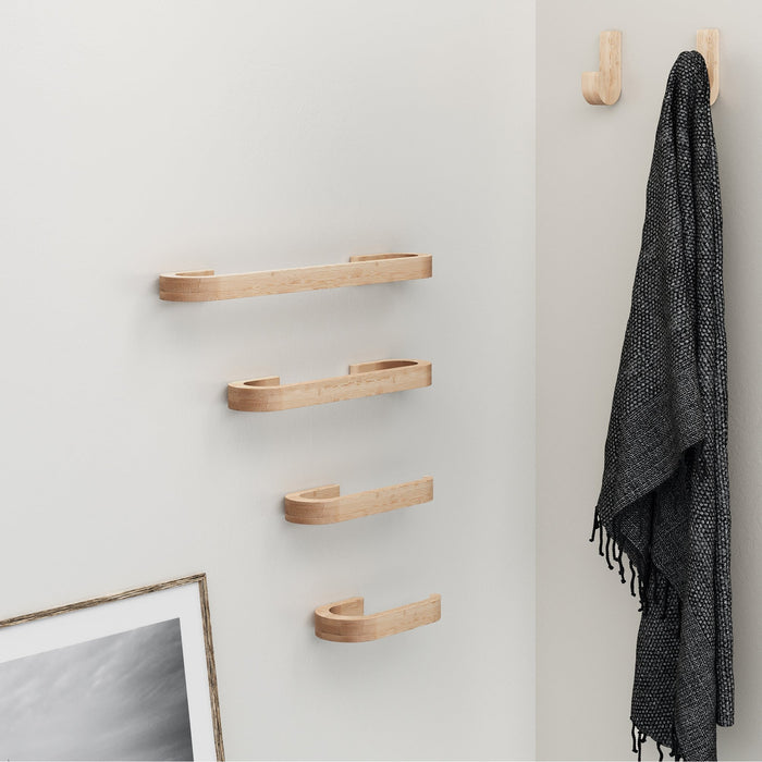 GEDY HY703500000 HIMALAYA Natural Ring Towel Holder