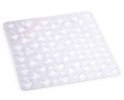 GEDY CO55550030 Antideslizante Ducha 55X55 G-Cuore Transparente