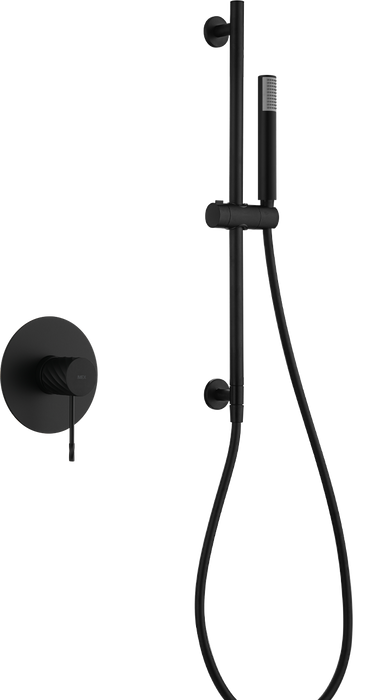 IMEX SMB063/NG BLESS-PALAU Kit Monomando Ducha Empotrado Negro